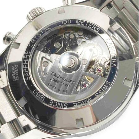  TAG HEUER タグホイヤー カレラ キャリバー16 デイデイト CV2A1AC.BA0738 ホワイト 自動巻き メンズ 腕時計 箱・取説有