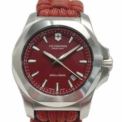 ☆☆ VICTORINOX ビクトリノックス I.N.O.X. イノックス 24744V125 レッド クォーツ メンズ 腕時計 コンパスバンパー付 Bランク