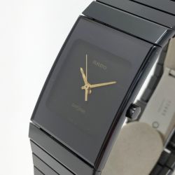 ☆☆ RADO ラドー ダイヤスター 205.0295.3 ブラック クォーツ メンズ 腕時計 DIASTAR Bランク