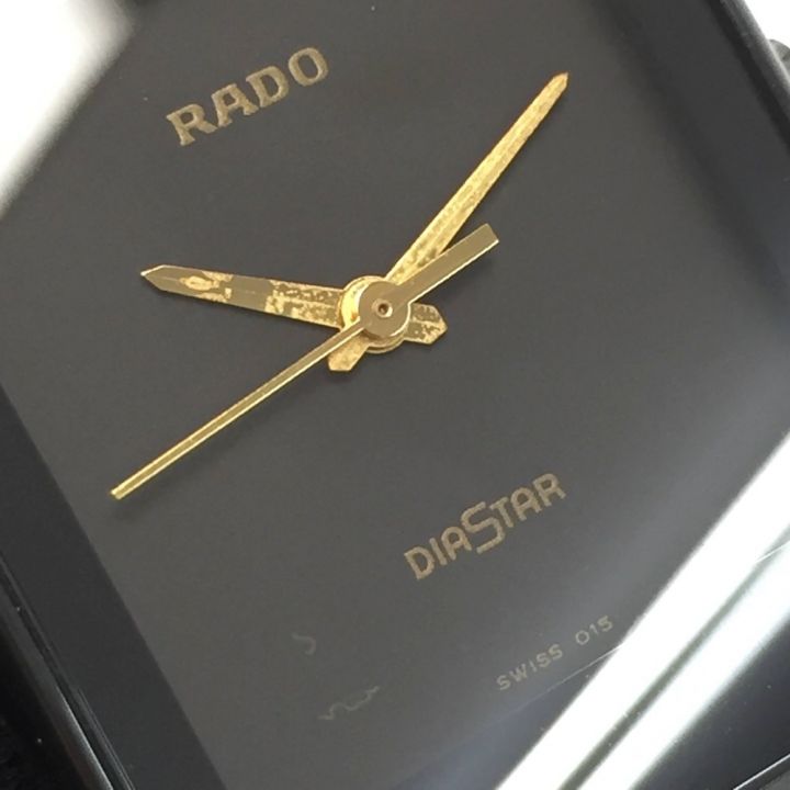 RADO ラドー ダイヤスター 205.0295.3 ブラック クォーツ メンズ 腕時計 DIASTAR｜中古｜なんでもリサイクルビッグバン