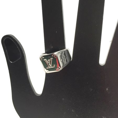  LOUIS VUITTON ルイヴィトン シグネットリング モノグラム M62487 シルバー 19号