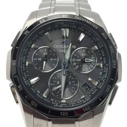 ☆☆ CASIO カシオ オシアナス マンタ OCW-S1000-1AJF ブラック 電波ソーラー メンズ 腕時計 OCEANUS Bランク