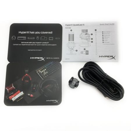  HYPERX ハイパーエックス《 スタンドアロンマイク 》2019年製 / QUADCAST HMIQ1S-XX-RG/G