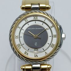 ☆☆ PHILIPPE CHARRIOL ケルティック デイト 43.97.1947 クォーツ レディース 腕時計 Bランク