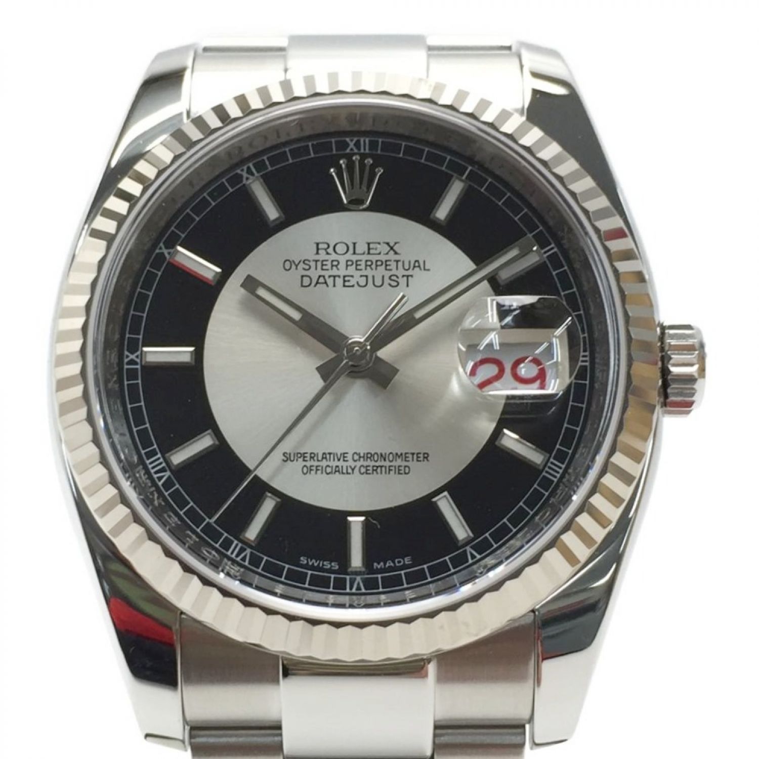ロレックス ROLEX 116234 V番(2010年頃製造) ブラック メンズ 腕時計