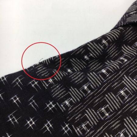  儀右エ門 ギエモン ワンピース チュニック サイズ不明 久留米絣 レディース ネイビー×ホワイト