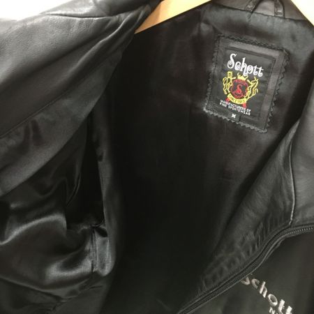  Schott ショット レザージャケット SIZE M メンズ 3161039 ブラック