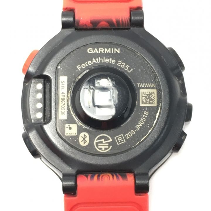 GARMIN ガーミン《 ランニングウォッチ ForeAthlete 235J 》ブラック×レッド 235J｜中古｜なんでもリサイクルビッグバン