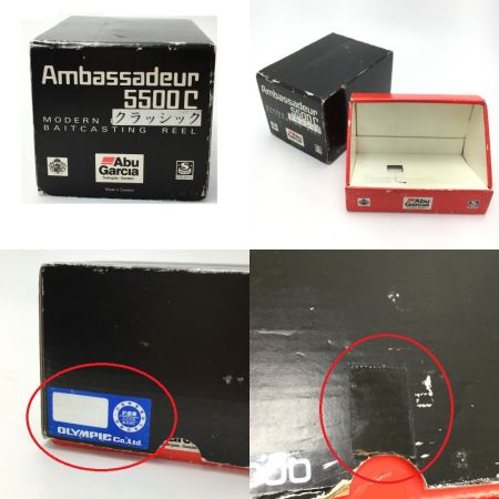  Abu Garcia アブガルシア アンバサダー 5500C ベイトリール カスタムハンドル仕様 箱付き 5500C