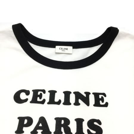 【中古】 CELINE セリーヌ プリントTシャツ SIZE M レディース