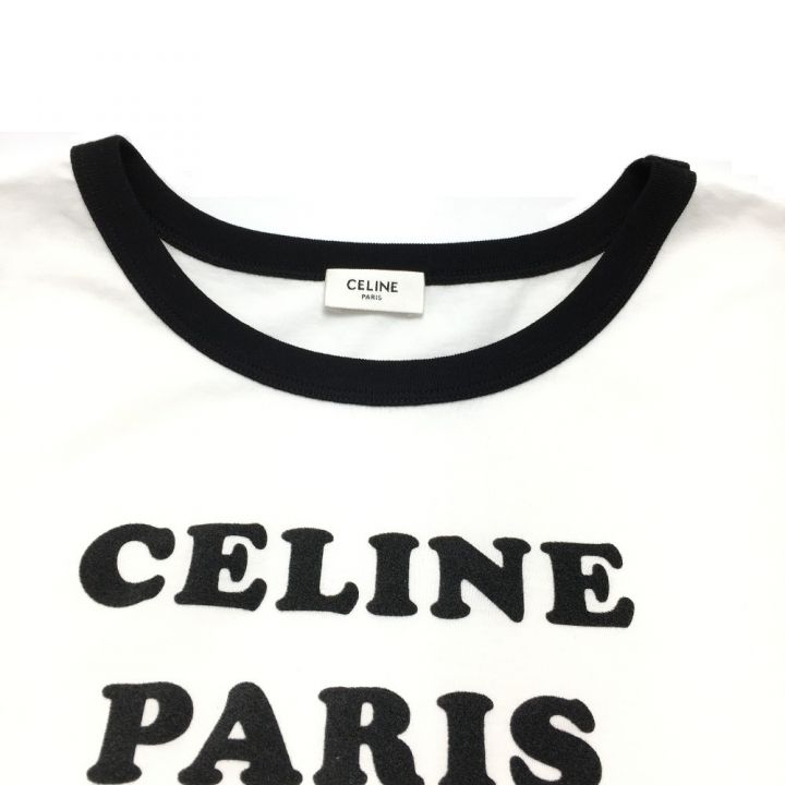 CELINE セリーヌ プリントTシャツ SIZE M レディース タグ付き 2X890671Q.01EA ホワイト｜中古｜なんでもリサイクルビッグバン