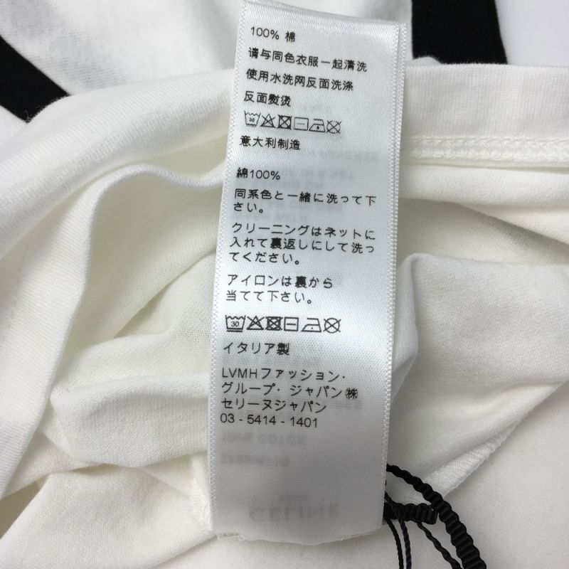 中古】 CELINE セリーヌ プリントTシャツ SIZE M レディース タグ付き