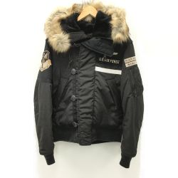 ☆☆ AVIREX アビレックス N-2B BLACK NIGHTS フライトジャケット SIZE M メンズ 6152160 ブラック Bランク