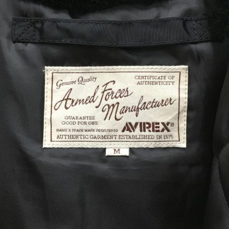  AVIREX アビレックス N-2B BLACK NIGHTS フライトジャケット SIZE M メンズ 6152160 ブラック