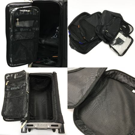  ZUCA PRO Travel  ズーカ プロ《 イスにもなる キャリーバッグ 》ブラック / 1～３泊 ブラック