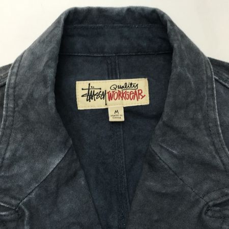  stussy ステューシ ジャケット サイズ M メンズ 一部地域を除き送料無料 ブルー