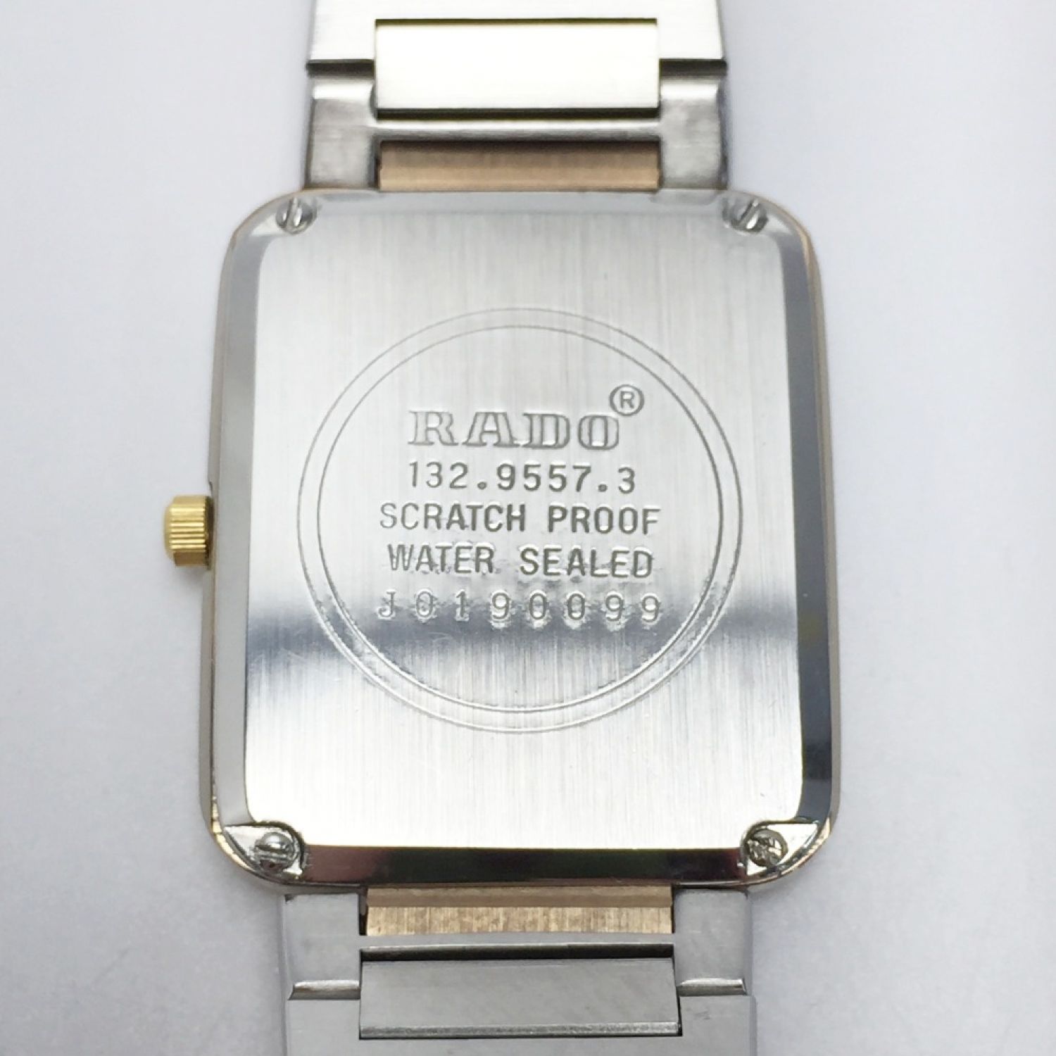 【中古】 RADO ラドー ダイヤスター 4Pダイヤ 132.9557.3 ゴールド クォーツ メンズ 腕時計 DIASTAR Bランク｜総合