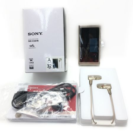  SONY ソニー 《 WALKMAN ウォークマン 32GB 》ペールゴールド /  NW-A56HN