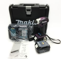 ☆☆ MAKITA マキタ マキタ《 充電式インパクトドライバ 》オーセンティックパープル / 18V / 6.0Ah / TD172DGX Sランク