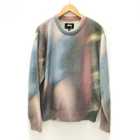  stussy ステューシ Motion Sweater ニット セーター SIZE M メンズ マルチカラー