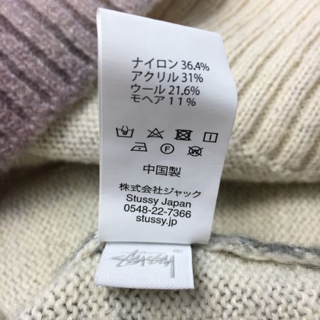  stussy ステューシ Motion Sweater ニット セーター SIZE M メンズ マルチカラー