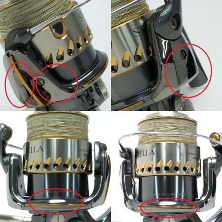  SHIMANO シマノ 04 ステラ 2500 スピニングリール リールポーチ付き 01843