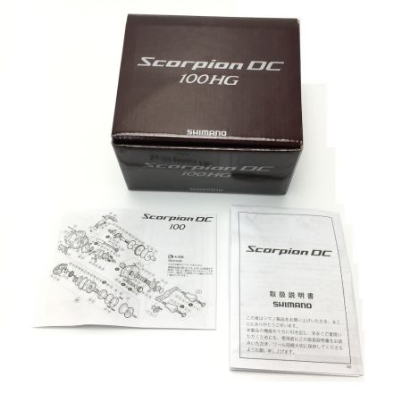  SHIMANO シマノ 17 スコーピオン DC 100HG ベイトリール 箱付き 一部地域を除き送料無料 03661