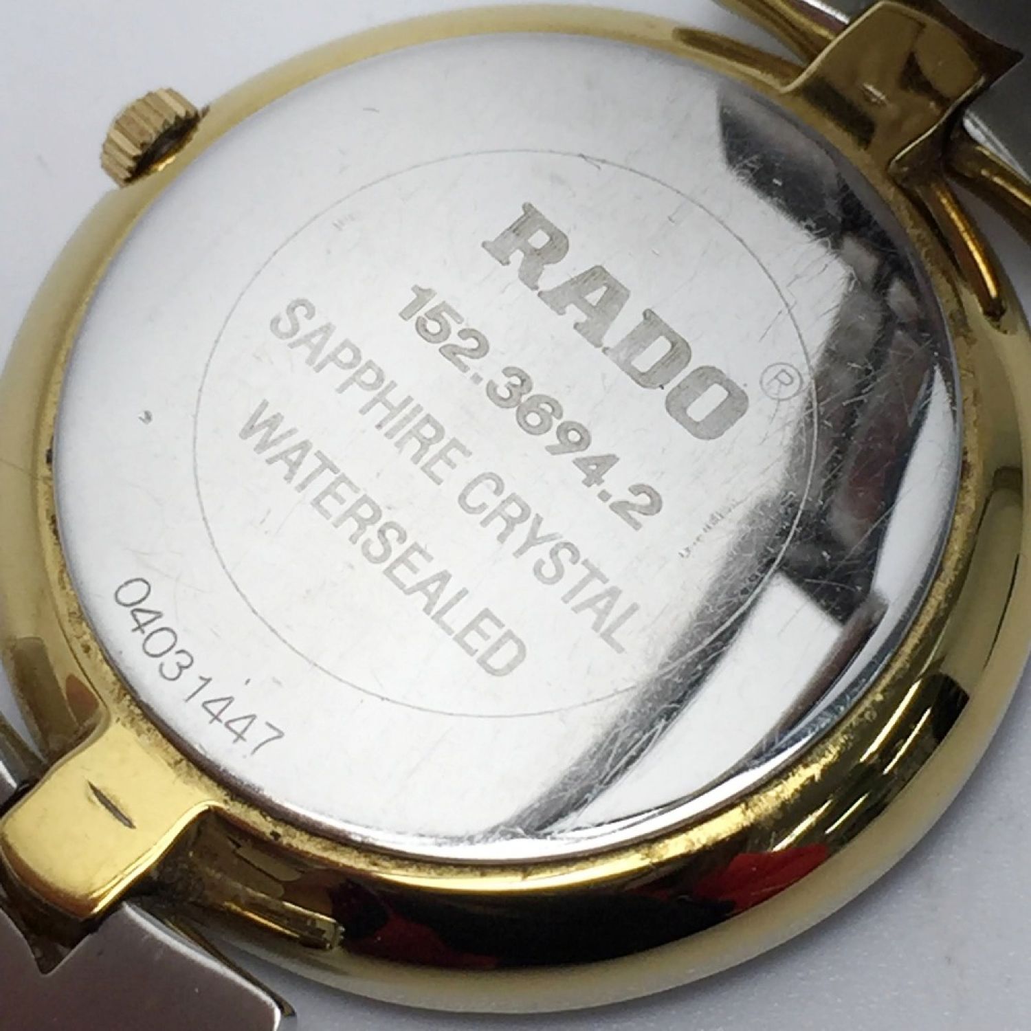 中古】 RADO ラドー フローレンス デイト Ref:152.3694.2 グレー