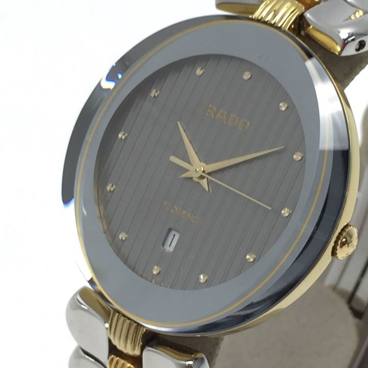 RADO ラドー フローレンス デイト Ref:152.3694.2 グレー クォーツ メンズ 腕時計 FLORENCE ｜中古｜なんでもリサイクルビッグバン