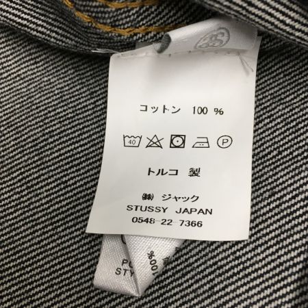  stussy ステューシ ノーマ デニム ジップ ワーク ジャケット S メンズ 一部地域を除き送料無料 ブラック