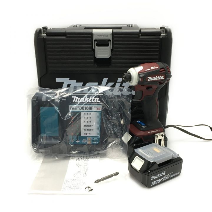 MAKITA マキタ 《 充電式インパクトドライバ 》オーセンティックレッド / 18V / 6.0Ah / TD172DGX  AR｜中古｜なんでもリサイクルビッグバン