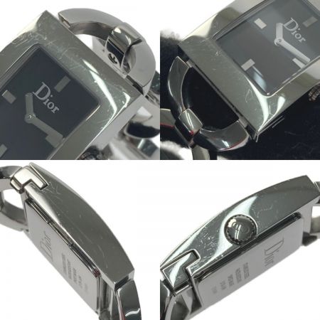  Christian Dior クリスチャンディオール マリス D78-109 ブラック文字盤 クォーツ レディース 腕時計