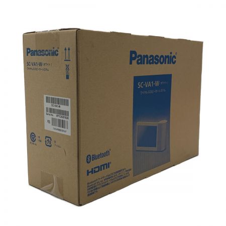  Panasonic パナソニック 《 ワイヤレススピーカーシステム 》ホワイト / SC-VA1-W Sランク