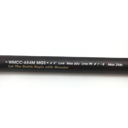  Abu Garcia アブガルシア ワールドモンスター WMCC-654M MGS ルアーロッド 01J18BK