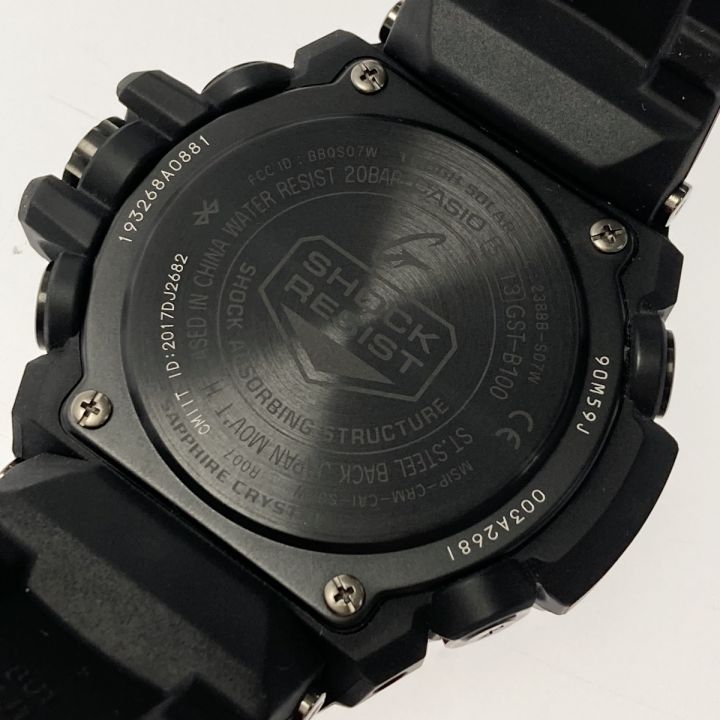 CASIO カシオ G-SHOCK G-STEEL GST-B100X-1AJF Bluetooth ソーラー メンズ 腕時計 箱・取説有 ｜中古｜なんでもリサイクルビッグバン