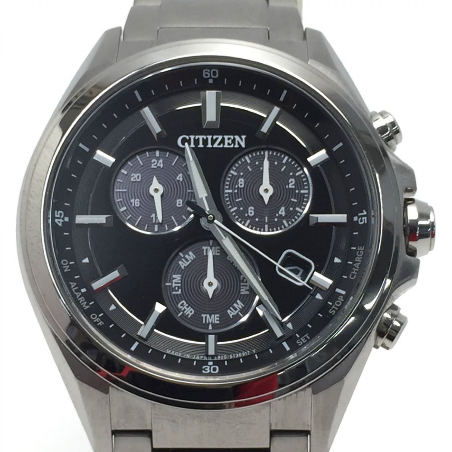 商品状態ランク説明CITIZEN シチズン アテッサ エコドライブ クロノグラフ  腕時計