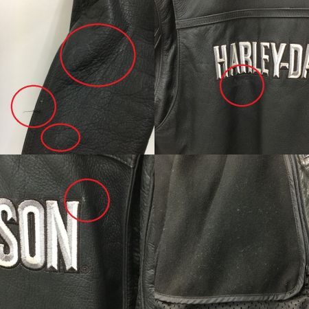  HARLEY-DAVIDSON ハーレーダビッドソン ライダースジャケット サイズ M メンズ 一部地域を除き送料無料 ブラック