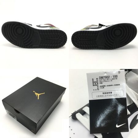  NIKE ナイキ エア ジョーダン 1ミッド SE サイズ 26cm スニーカー メンズ DM7802 100 ホワイト×ブラック