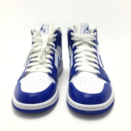  NIKE ナイキ ウィメンズ エア ジョーダン 1 MID サイズ 25.5cm スニーカー メンズ BQ6472 104 ホワイト×ブルー