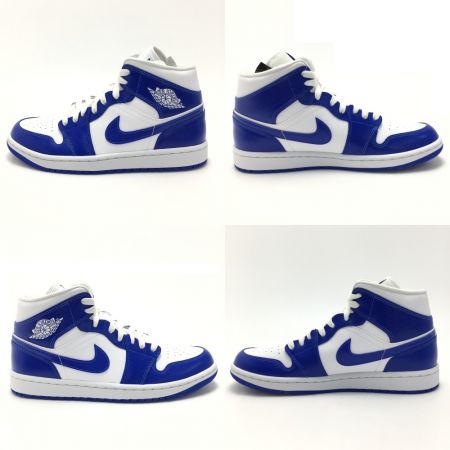  NIKE ナイキ ウィメンズ エア ジョーダン 1 MID サイズ 25.5cm スニーカー メンズ BQ6472 104 ホワイト×ブルー