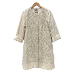 ☆☆ JILL STUART ジルスチュアート ソニアレースノーカラーコート M レディース 092-0158001 アイボリー Sランク