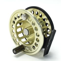 ☆☆ AMPEX アンペックス SK-P IV フライリール 送料無料 ゴールド×黒 Bランク