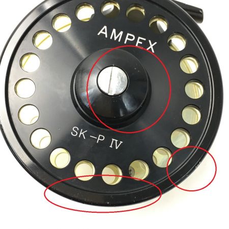  AMPEX アンペックス SK-P IV フライリール 送料無料 ゴールド×黒