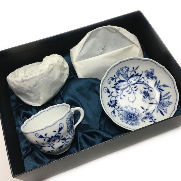 Meissen マイセン 《 ブルーオニオン 》カップ&ソーサー / 2Pセット｜中古｜なんでもリサイクルビッグバン