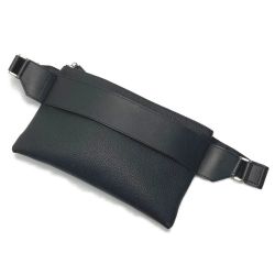 ☆☆ Somes Saddle ソメスサドル ジュール サコッシュ JO-04 ブラック ボディバッグ ネーム刻印入り Bランク