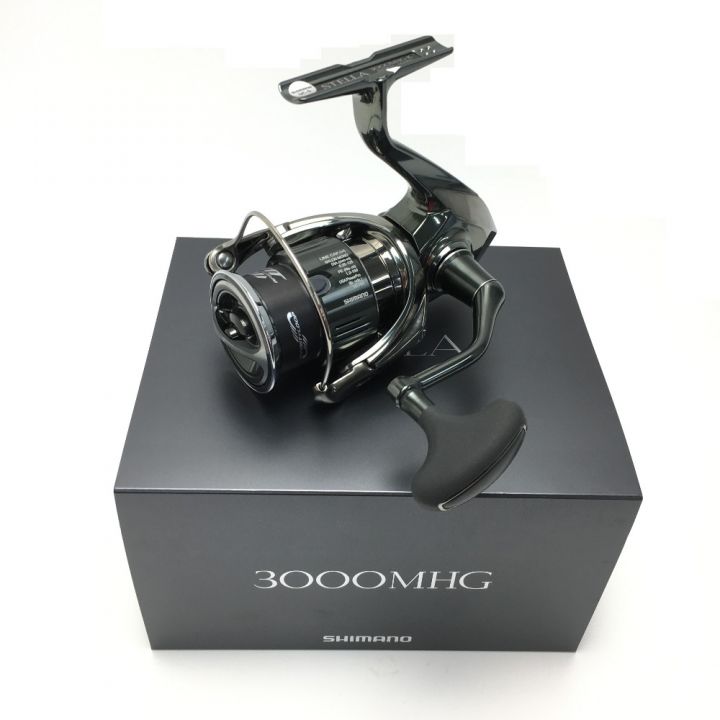 中古】 SHIMANO シマノ 22 ステラ 3000MHG 箱付き スピニングリール 一 ...