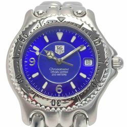 ☆☆ TAG HEUER タグホイヤー セル クロノメーター 裏スケ WG5117 ブルー 自動巻き メンズ 腕時計 Aランク