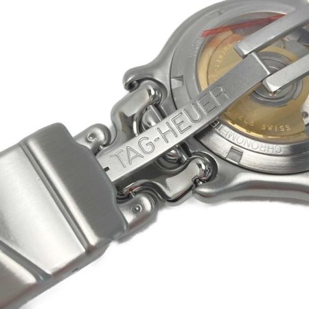  TAG HEUER タグホイヤー セル クロノメーター 裏スケ WG5117 ブルー 自動巻き メンズ 腕時計