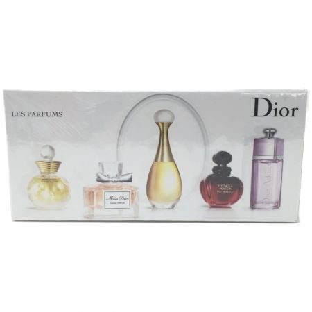  Christian Dior クリスチャンディオール LES PARFUMS 香水 ミニボトルセット 5ml×5