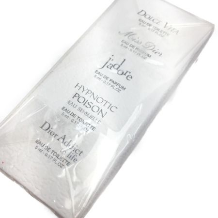  Christian Dior クリスチャンディオール LES PARFUMS 香水 ミニボトルセット 5ml×5